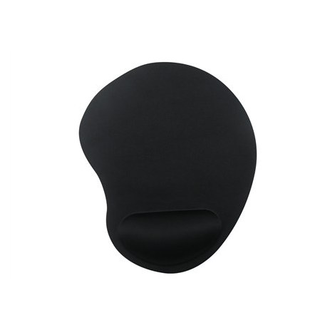 Gembird | Gembird | Mouse pad with wrist pillow | MP-ERGO-01 | 24 cm x 20 cm x 2.5 cm | Black